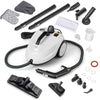Steam Cleaner 2000W High Pressure Steamer Cleaning Machine with 15-Piece Accessories-White