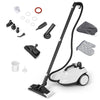 Steam Cleaner 2000W High Pressure Steamer Cleaning Machine with 15-Piece Accessories-White