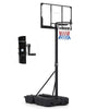 Stepless Adjustable Basketball Hoop with Stable Weighted Base