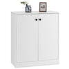 Storage Cabinet with 3 Shelves-White