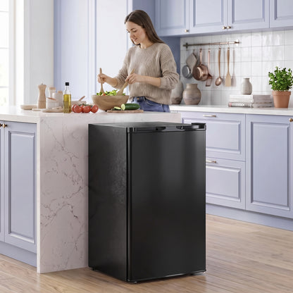 HOMCOM 85L Mini Freezer Countertop in Black