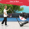 Swimming Pool Basketball Hoop Adjustable with Fillable Base and Wheels-Red