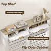 HOMCOM 108 x 19 cm Minimal Radiator Cover, with 2 Drawers - White