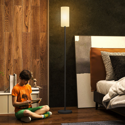 HOMCOM Floor Lamp in White