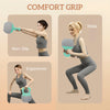 SPORTNOW 12KG Soft Kettlebell, Kettlebell with Non-Slip Handle for Home Gym, Weight Lifting, Strength Training, Green/Grey
