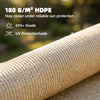 Outsunny Sun Shade Sail UV Protection Canopy with Stainless Steel Eyelets for Patio Garden 3 x 3.6 m Beige