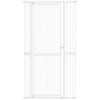 PawHut 180cm Extra Tall Pet Gate with 3.5 cm Narrow Gap, Pressure Mounted No Drilling Cat Gate for Doorways, 76-104cm Width