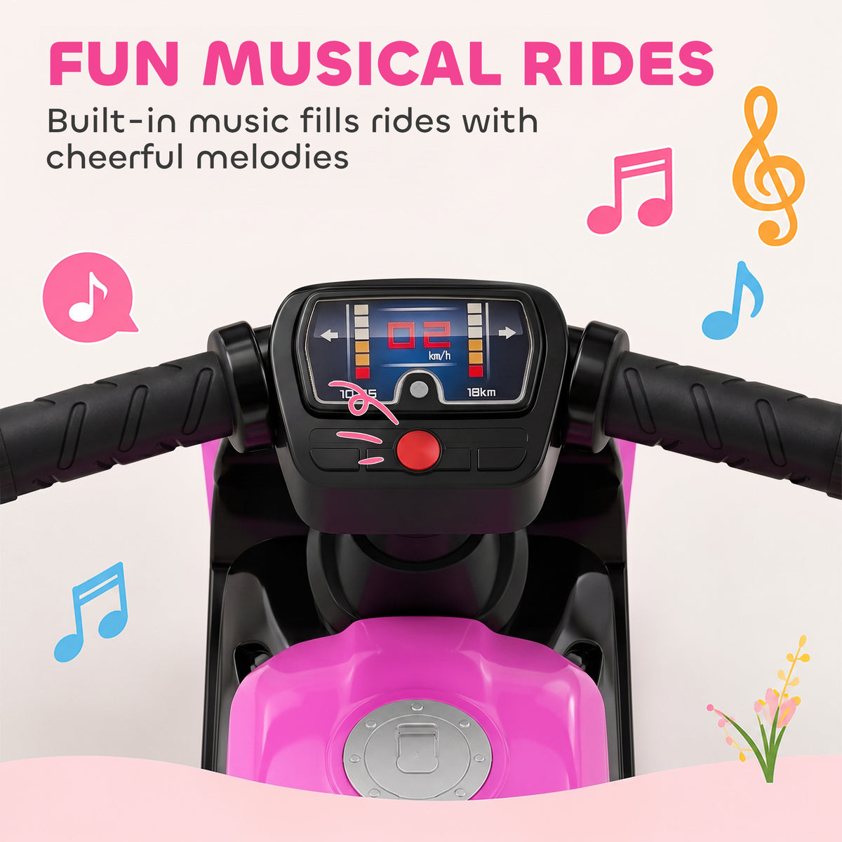 AIYAPLAY Balance Bike in Pink
