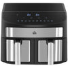 HOMCOM Dual Zone Air Fryer, 10-in-1 8L with Sync Cook & Sync Finish, 60-Minute Timer for Oil Free & Low Fat Cooking, 2400W