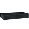 Outsunny 180 x 90cm Galvanised Steel Open Planter - 84H-211V00CG