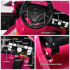 12V Electric Kids Ride On Car for 3+ Years Old Boys Girls-Pink