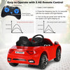 12V Electric Kids Ride On Car for 3+ Years Old Boys Girls-Red