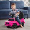 3-in-1 Baby Foot-to Floor Sliding Walker with Push Handle-Pink