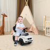 3-in-1 Baby Foot-to Floor Sliding Walker with Push Handle-White