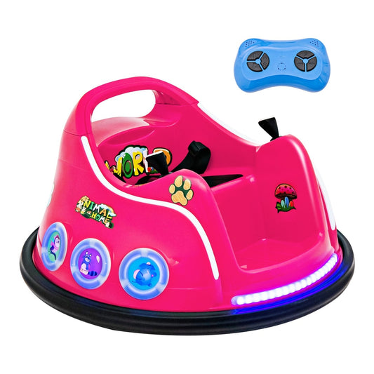 Electric Bumper Car with remote control and flashing LED lights