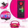 Electric Bumper Car with 360° Spin and Remote Control for Toddlers and Babies-Pink