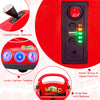 Electric Bumper Car with 360° Spin and Remote Control for Toddlers and Babies-Red