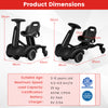 6V Electric Ride on Drift Car for Kids Aged 3-8 Years Old-Black
