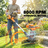 Outsunny Cordless Strimmer with 2 x 4.0Ah Lithium Batteries & Charger, 2-in-1 Lightweight Cordless Grass Trimmer and Lawn Edger