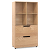 130CM 5-Tier Tall Freestanding Bookshelf for Living Room-Natural