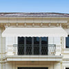 Telescopic Awning Sun Shade with Manual Crank Handle-Beige