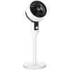 HOMCOM 9'' Air Circulator Fan 3 Speed, 70Â° Oscillation 90Â° Vertical Tilt, Carry Handle, Pedestal Fan, Pedestal Fan for Living Room, Bedroom, Office, White and Black