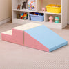 Toddler Climb and Crawl Foam Play Set-Pink & Beige