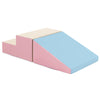 Toddler Climb and Crawl Foam Play Set-Pink & Beige