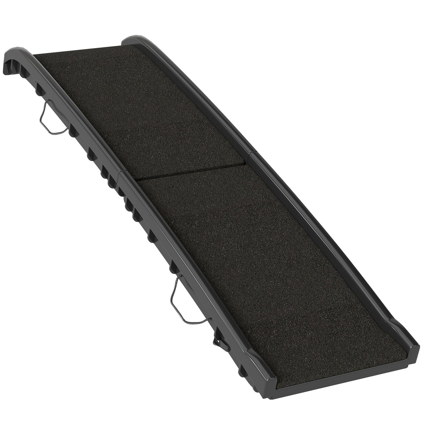 PawHut Foldable Dog Ramp with Frosted Anti-slip Surface, Portable & Lightweight, for Cars, Home, 155 x 38.5 x 15.5 cm