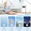 HOMCOM Portable Air Conditioner 5000 BTU, 4-in-1 Cooling, Dehumidifier, Fan, Sleep Mode, Air Conditioning Unit with Digital Display & Remote Control, 24H Timer, Window Venting Kit, for Room up to 18_
