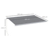 Outsunny 4x3m Full Cassette Electric/Manual Retractable Awning with Remote Controller, Sun Canopies for Patio Door Window with Remote Controller, Grey