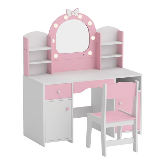 AIYAPLAY Kids Vanity Set in Pink