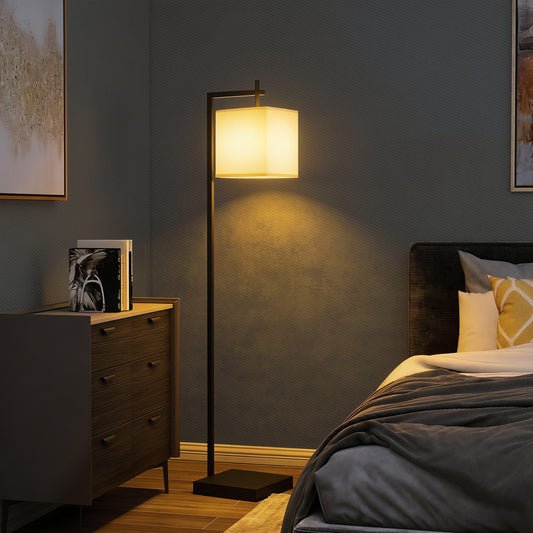 HOMCOM Floor Lamp in Black