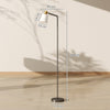 HOMCOM Floor Lamp with 350Â° Rotatable Head, Modern Standing Lamp with 3000K/4000K/6500K Colour Temperatures for Living Room Bedroom Office, Black