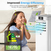 HOMCOM 10000 BTU Air Conditioning Unit, 4-in-1 Portable Air Conditioner, Dehumidifier, Cooling, Fan, Sleep Mode, with Remote Control, LED Display, 2 Speeds, 24H Timer, Window Venting Kit, 22mÂ²
