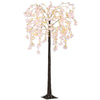 HOMCOM 450 LED Light Decorative Artificial Blossom Tree - Pink