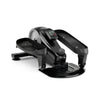 Under Desk Elliptical Pedal Exerciser Adjustable Magnetic Resistance-Silver
