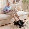 Under Desk Elliptical Pedal Exerciser Adjustable Magnetic Resistance and Whisper Quiet-Silver