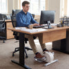 Under Desk Elliptical Pedal Exerciser with Forward-White