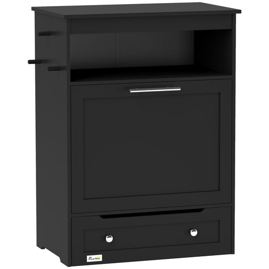 PawHut Pet Feeder Station in Black