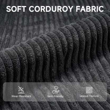HOMCOM 2 Seater Sofa in Dark Grey