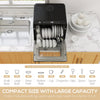 HOMCOM 6L Five-Mode Tabletop Dishwasher - Black