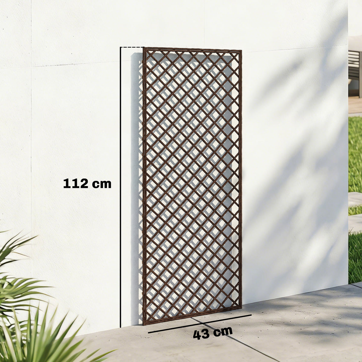 Outsunny Garden Trellis in a Natural Wood Finish