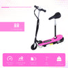 HOMCOM Foldable Electric Scooter Ride on for Kids 12V 120W W/Brake Kickstand-Pink