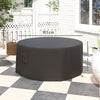 Outsunny Garden Patio Large Furniture Set Round Cover 600D Oxford Waterproof, Ð¤193 x 80H cm, Black
