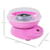 HOMCOM Candy Floss Machine Electric Cotton Candy Maker Gadgetry 450W (Pink)