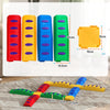 AIYAPLAY 12-Piece Kids Balance Beam Stepping Stones, with Non-Slip Foot Pads, Multicoloured