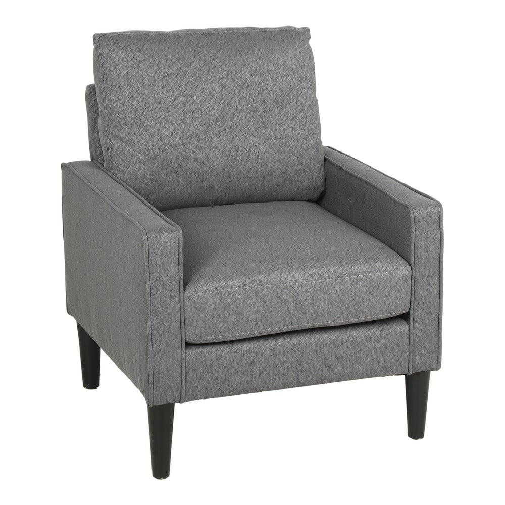 HOMCOM Accent Chair in Dark Grey