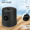 Outsunny HDPE Tent Weights Set of 4, Canopy Weights, Fill with Water or Sand, 48KG