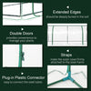 Outsunny Tunnel Greenhouse Green Grow House for Garden Outdoor, Steel Frame, PVC Cover, Transparent, 200 x 100 x 80cm